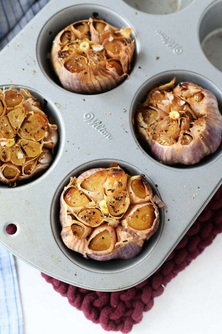 How to Roast Garlic in the Oven Muffin Tin Recipes