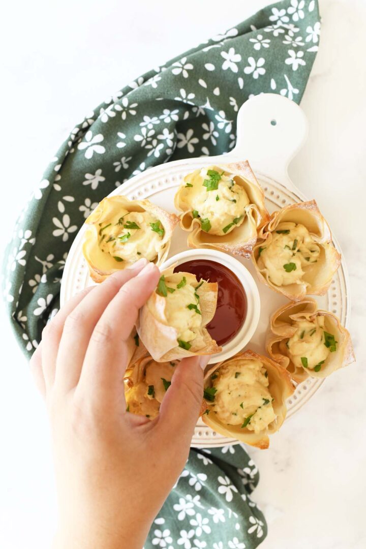 Cream Cheese Wontons Muffin Tin Recipes